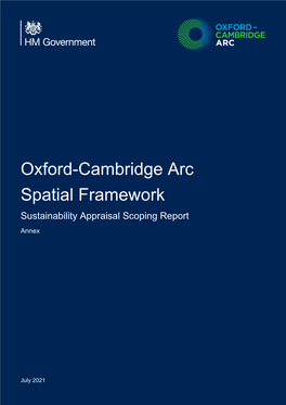 Sustainability Appraisal Scoping Report Annex