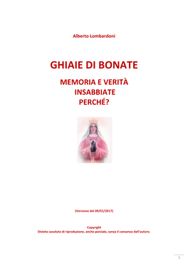 Ghiaie Di Bonate Memoria E Verità Insabbiate Perché?