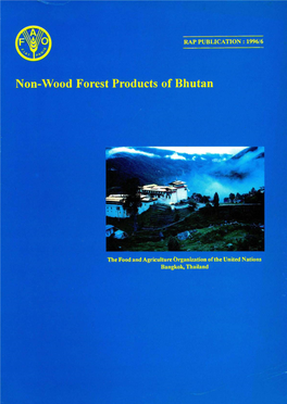 Non-Wood Forest Products of Bhutan