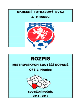 Rozpis Soutezi 2014-2015-Finál