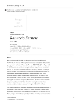 Ranuccio Farnese