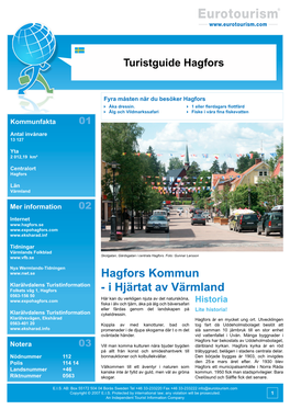 Turistguide Hagfors