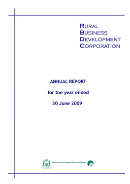 Rbdcannualreport20082009