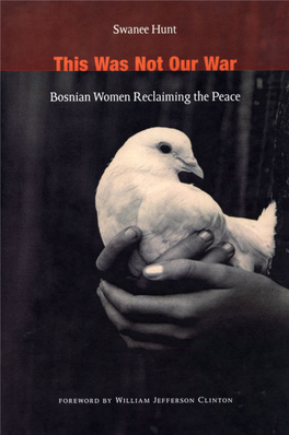 Bosnian Women Reclaiming the Peace
