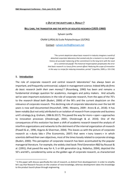 Dusty Labs Paper R&D Management 2019 V2