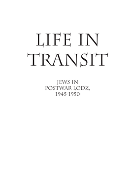 3. Jews in Postwar Lodz 53