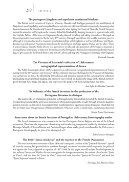 The Portuguese Kingdom and Napoleon's Continental Blockade the Viscount of Balsemão's Collection of 18Th-Century Cartograp