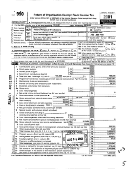 Form 990 Return of Organization Exempt from Income