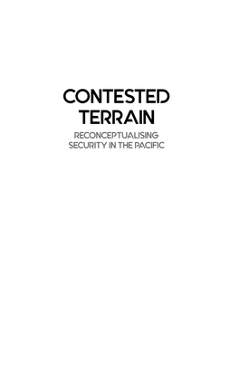 Contested Terrain Reconceptualising Security in the Pacific