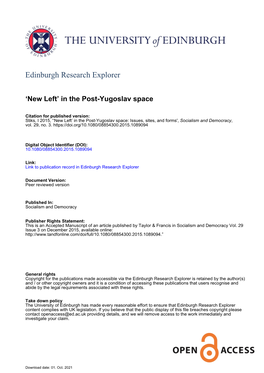 Edinburgh Research Explorer