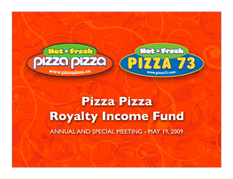 Pizza Pizza Royalty Income Fund