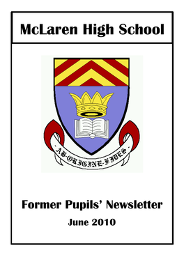 Former Pupils' Newsletter