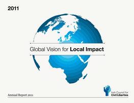 Global Vision for Local Impact – the ICCL's 2011 Annual Report