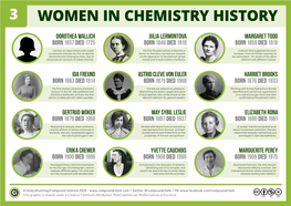 Women in Chemistry History 3