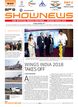 Wings India 2018 Takes Off