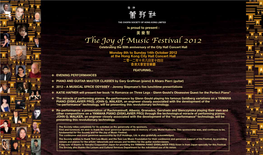 The Joy of Music Festival 2012