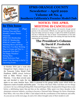 IPMS OC Newsletter Apr 2020