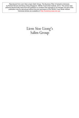 Liem Sioe Liong's Salim Group