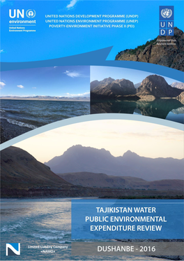 Tajikistan Water Public Environmental