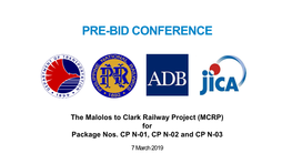 Pre-Bid Conference