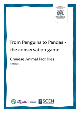 From Penguins to Pandas - the Conservation Game