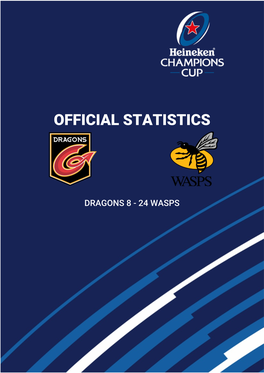 Official Match Statistics