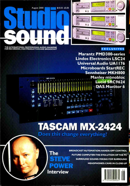 TASCAM MX -2424 Roes This Change Everything?
