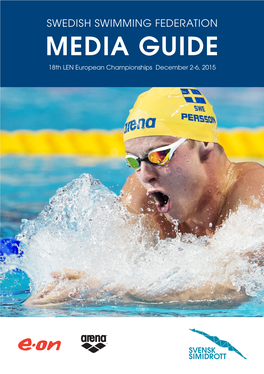 MEDIA GUIDE 18Th LEN European Championships December 2-6, 2015