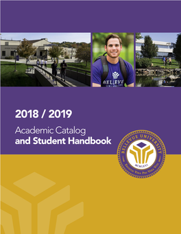 2018-2019 Academic Catalog and Student Handbook