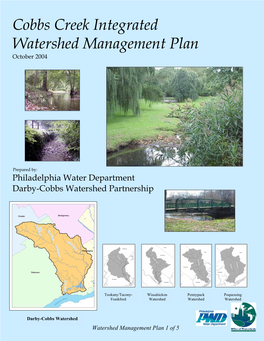 Cobbs Creek Integrated Watershed Management Plan October 2004