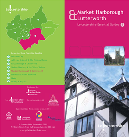 Market Harborough 4 &Lutterworth 2 3 Leicestershire Essential Guides 5 Rutland