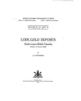 Lode-Gold Deposit§