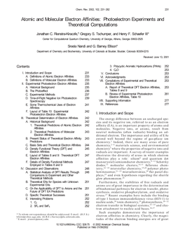 Atomic and Molecular Electron Affinities: Photoelectron Experiments and Theoretical Computations