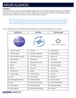 Airline Alliances.Pdf