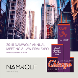 2018 Namwolf Annual Meeting & Law Firm Expo