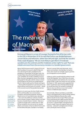 The Meaning of Macron by Charles Grant