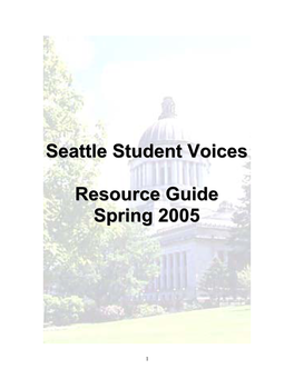 Seattle Student Voices Resource Guide