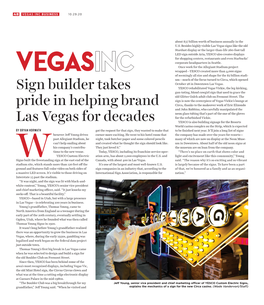 Sign Builder Takes Pride in Helping Brand Las Vegas for Decades