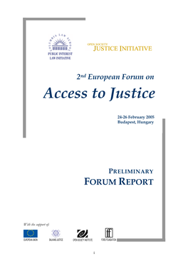 Access to Justice