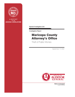 Maricopa County Attorney's Office Report