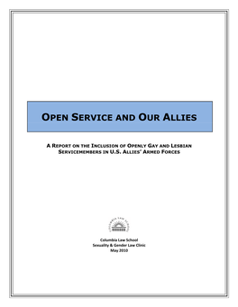 Open Service and Our Allies