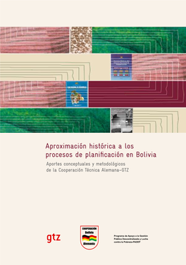 Aproximación Histórica a Los Procesos De Planificación En Bolivia