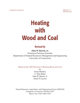 Heating with Wood and Coal