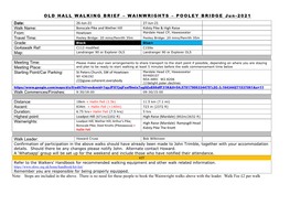 WAINWRIGHTS – POOLEY BRIDGE Jun-2021 Date