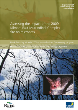 Assessing the Impact of the 2009 Kilmore East-Murrindindi Complex Fire on Microbats