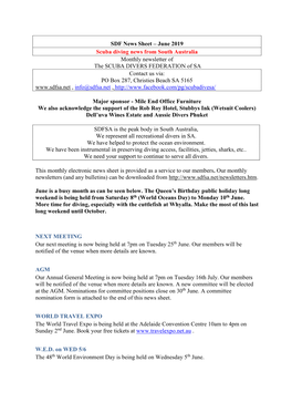 2019-06 News Sheet