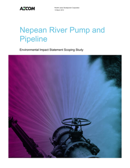 Nepean River Pump and Pipeline