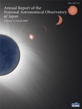 Annual Report of the National Astronomical Observatory of Japan Fiscal 2009