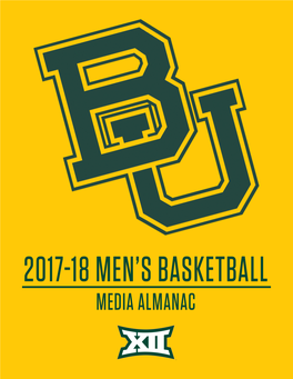 2017-18 Baylor Men's Basketball Media Supplement