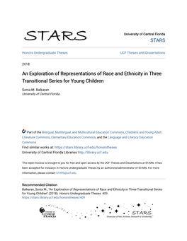 An Exploration of Representations of Race and Ethnicity in Three Transitional Series for Young Children